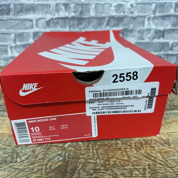 Nike Roshe One Triple White Los Angeles Dodgers Custom 511881-112 Mens Size 10 - Picture 7 of 7